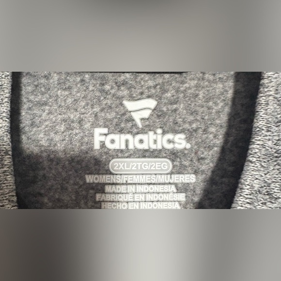 Fanatics Gray and White Logo Jacket San Francisco - Picture 2 of 3